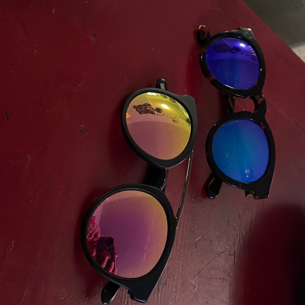 Two pairs of DIFF sunglasses